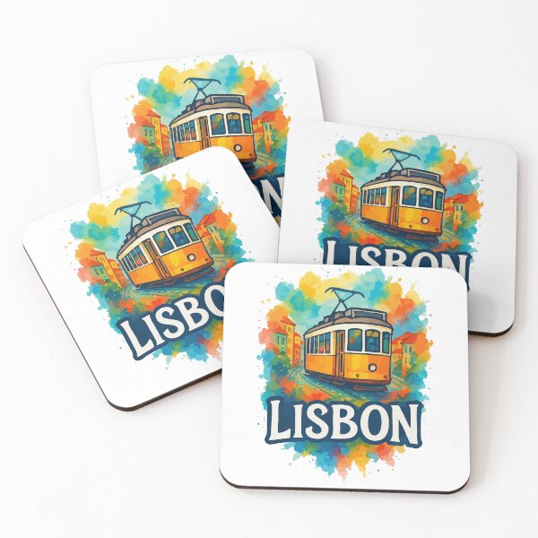 Item preview, Lisbon Portugal Watercolor Travel designed and sold by TomFrontierArt.