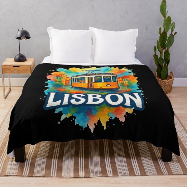Item preview, Lisbon Portugal Watercolor Travel designed and sold by TomFrontierArt.