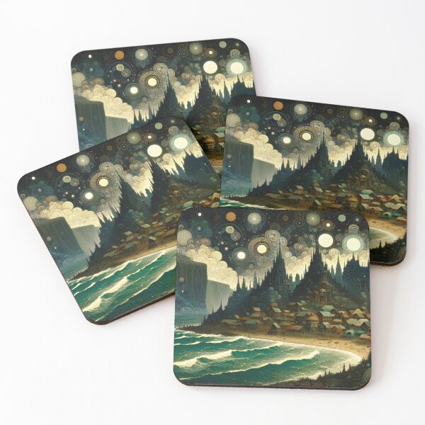 Item preview, Sarmokand and the Plateau of Leng | Lovecraftian Dreamlands Art designed and sold by Stoneflower-Art.