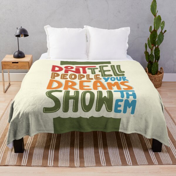 Item preview, Show Your Dreams Motivational Typography Design designed and sold by DaVinciFeather.