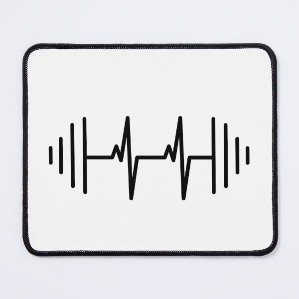 Item preview, Barbell Heartbeat Line Art – Fitness Workout Gym Motivation | Weightlifting Strength Training Design for Athletes & Bodybuilders designed and sold by BrainBubbleArt.