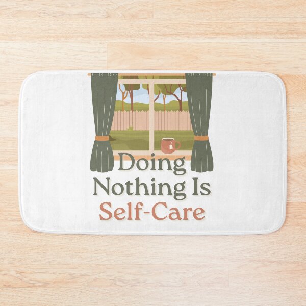 Item preview, Calm Self-Care Quote Cozy Window Illustration designed and sold by ade-datt.