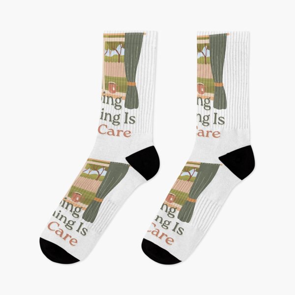 Item preview, Calm Self-Care Quote Cozy Window Illustration designed and sold by ade-datt.