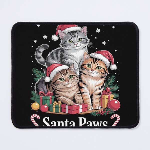 Item preview, Santa Paw And Claw Santa Cat Christmas Tree designed and sold by Belkisallen.
