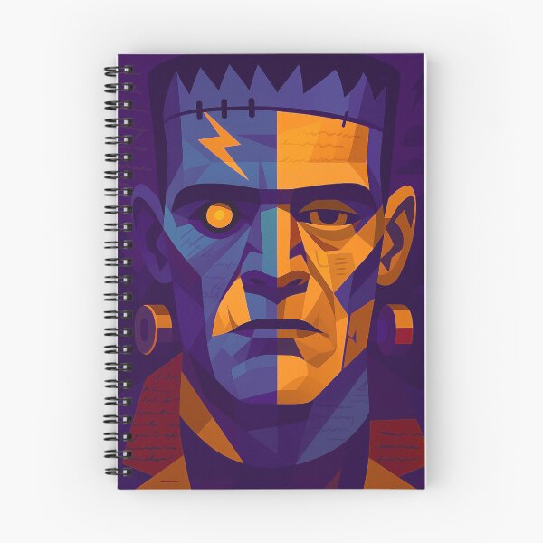 Item preview, EL MONSTRUO INTERIOR | Diseño artístico único, colorido y cubista inspirado en Frankenstein | Interpretación extraordinaria del cubismo literario clásico e intemporal designed and sold by Owlic.artwear.