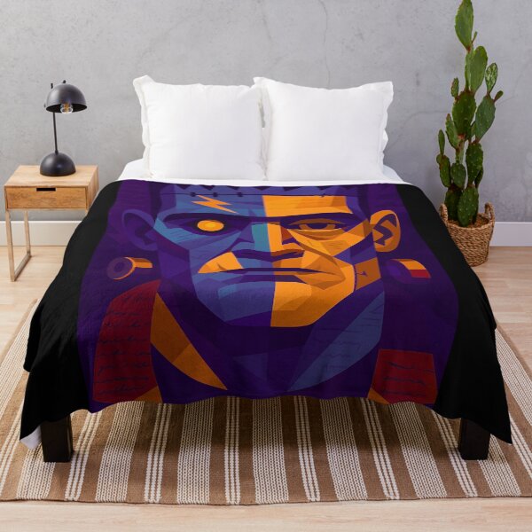 Item preview, THE MONSTER WITHIN | Unique Owlic Colorful Cubist Frankenstein Inspired Art Design | Classic Timeless Lliterature Cubism Powered Extraordinary Interpretation designed and sold by Owlic.artwear.