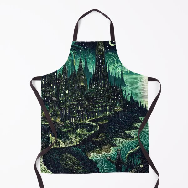 Item preview, Hlanith, the Dreamlands | A Lovecraftian City Beneath Alien Moons designed and sold by Stoneflower-Art.