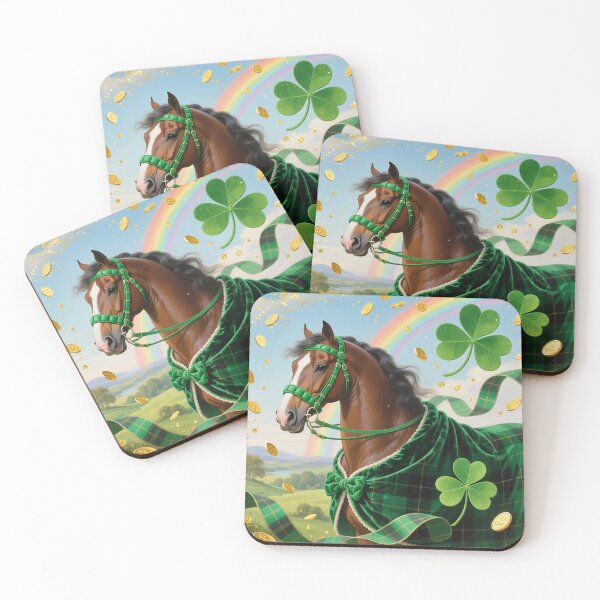 Item preview, St. Patrick's Day horse designed and sold by Talpha.