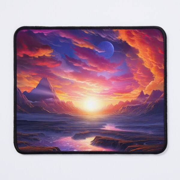 Item preview, Moon Over Desert Landscape designed and sold by CraftedHome.