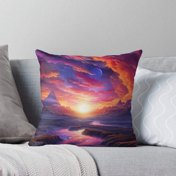Item preview, Moon Over Desert Landscape designed and sold by CraftedHome.