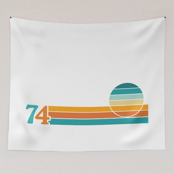 Item preview, Retro Sunset + Stripes 74 designed and sold by NataliePaskell.
