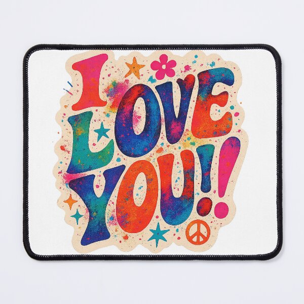 Item preview, I LOVE YOU! - Groovy Love designed and sold by GREEN6437.