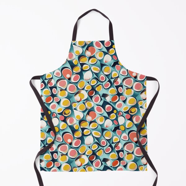 Item preview, Playful Mid-Century Modern Biomorphic Pattern designed and sold by SketchNStyle.