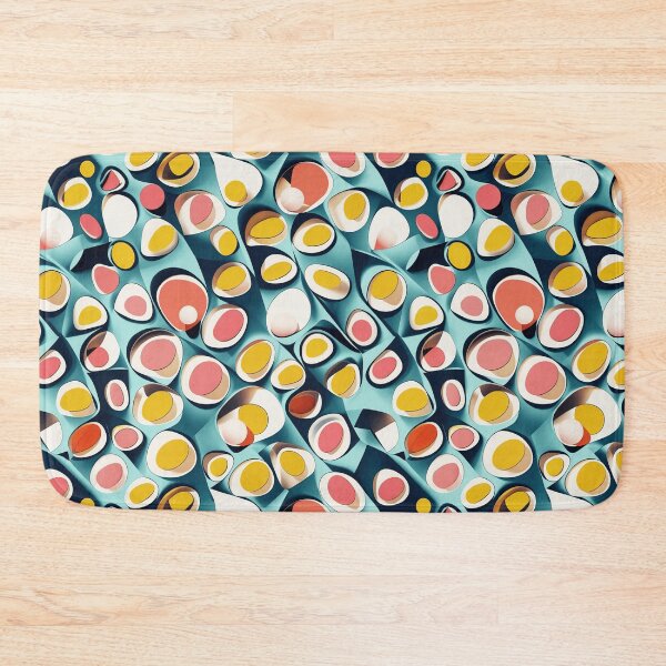 Item preview, Playful Mid-Century Modern Biomorphic Pattern designed and sold by SketchNStyle.