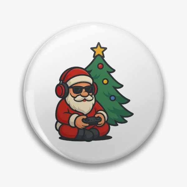 Item preview, Gamer Santa Claus Christmas tree designed and sold by Radixbarny.
