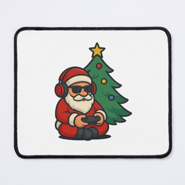 Item preview, Gamer Santa Claus Christmas tree designed and sold by Radixbarny.