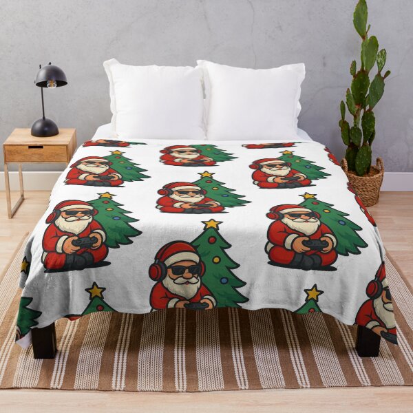 Item preview, Gamer Santa Claus Christmas tree designed and sold by Radixbarny.