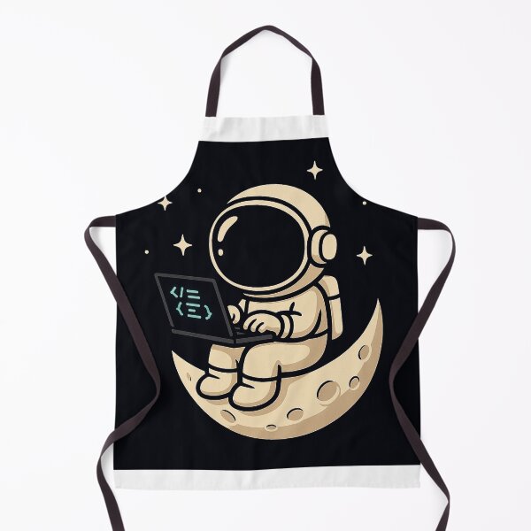 Item preview, Astronaut Programming on the Moon designed and sold by DevDrip1.