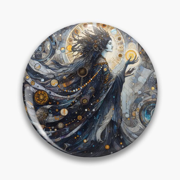 Item preview, Cailleach, Espíritu del Invierno | Diosa celta de la escarcha y la tormenta designed and sold by Stoneflower-Art.
