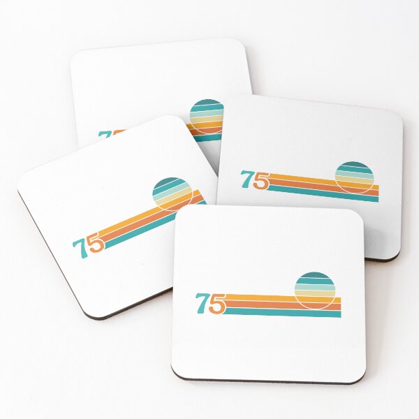 Item preview, Retro Sunset + Stripes 75 designed and sold by NataliePaskell.