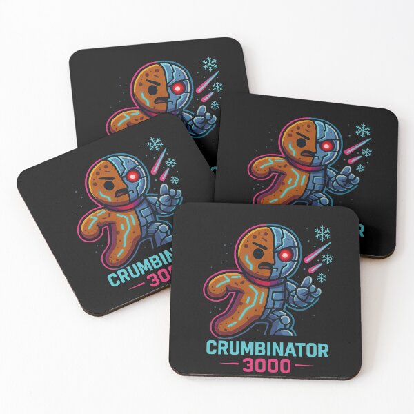 Item preview, CRUMBINATOR 3000 – HALF COOKIE, HALF MACHINE T-Shirt designed and sold by NAJURE.