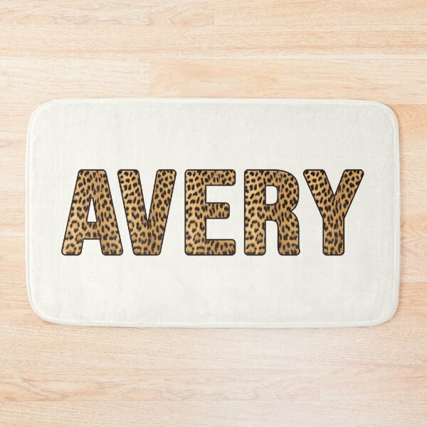 Item preview, Avery Name Leopard Print designed and sold by Jeallan Designs.