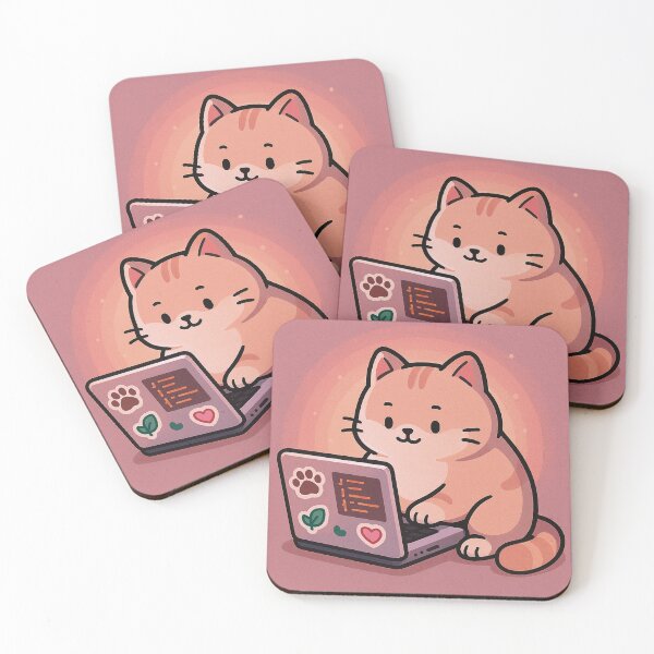 Item preview, programmer cat designed and sold by DevDrip1.