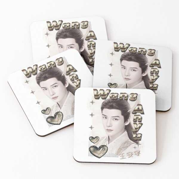 Item preview, Wang Anyu (王安宇) Chinese Actor Cdrama Chinese Entertainment Scrapbook Collage Cozy Y2K Vintage Design designed and sold by HELL0WBELLO.