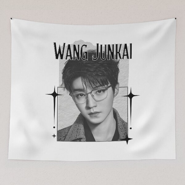 Item preview, Wang Junkai (王俊凯) (Karry Wang) Chinese Actor Cdrama Chinese Entertainment Scrapbook Collage Cozy Y2K Vintage Design designed and sold by HELL0WBELLO.