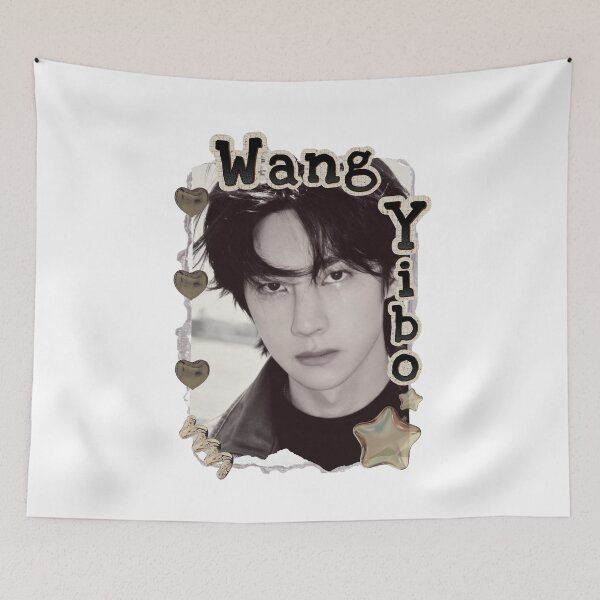 Item preview, Wang Yibo (王一博) Chinese Actor Cdrama Chinese Entertainment Scrapbook Collage Cozy Y2K Vintage Design designed and sold by HELL0WBELLO.