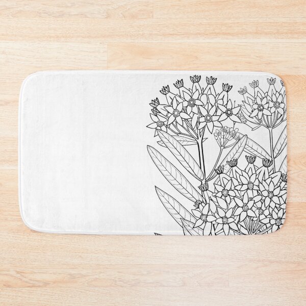 Item preview, Milkweed - Native Plants Coloring designed and sold by NativePlantsColoringBooks.com.