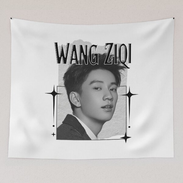 Item preview, Wang Ziqi (王子奇) (Xin Qi) Chinese Actor Cdrama Chinese Entertainment Scrapbook Collage Cozy Y2K Vintage Design designed and sold by HELL0WBELLO.