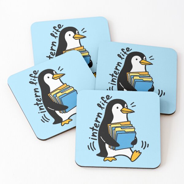 Item preview, Cute Penguin Intern Carrying Folders designed and sold by Animepic222.