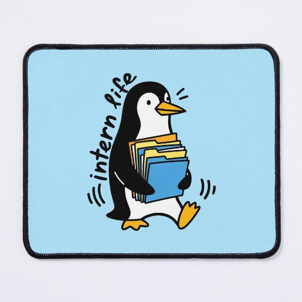 Item preview, Cute Penguin Intern Carrying Folders designed and sold by Animepic222.
