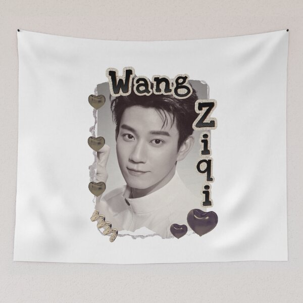 Item preview, Wang Ziqi (王子奇) (Xin Qi) Chinese Actor Cdrama Chinese Entertainment Scrapbook Collage Cozy Y2K Vintage Design designed and sold by HELL0WBELLO.