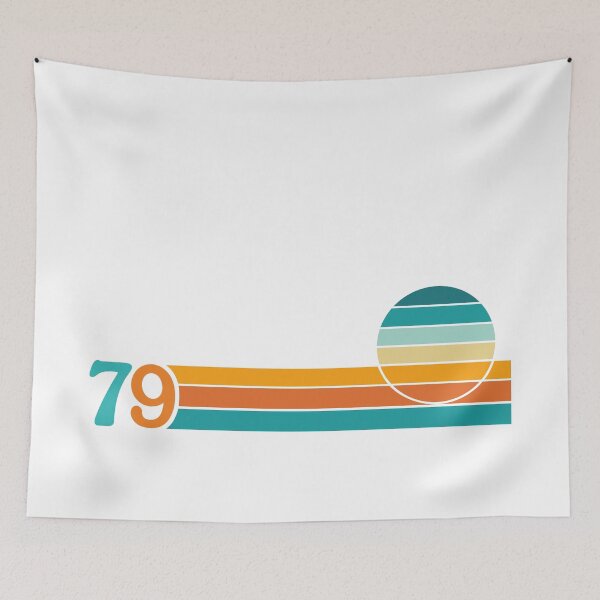 Item preview, Retro Sunset + Stripes 79 designed and sold by NataliePaskell.
