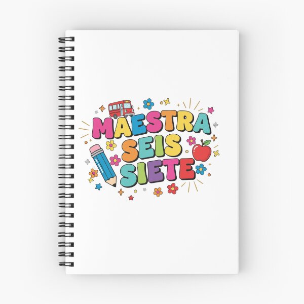 Item preview, Maestra Seis Siete Colorful Teacher Art designed and sold by Wear Nova.