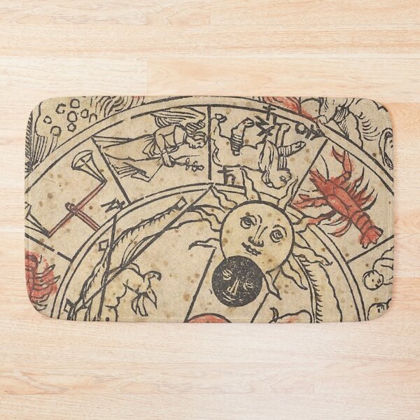 Item preview, Antique Chart of the Signs of the Zodiac  designed and sold by AnimaliaStar.