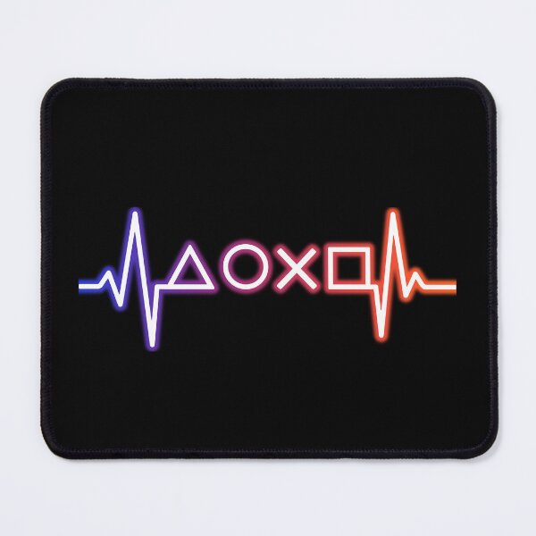 Item preview, Neon Gaming Heartbeat Symbol Design - Colorful Gamer Icon Pulse Art for Gamers and Esports Fans designed and sold by BrainBubbleArt.