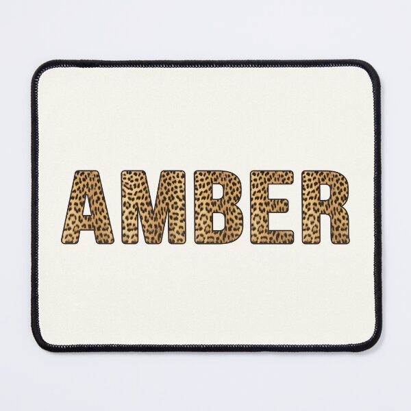 Item preview, Amber Name Leopard Print designed and sold by Jeallan Designs.