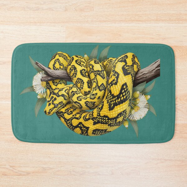 Item preview, Carpet Python with Eucalyptus Blossoms designed and sold by BirdsnStuff.