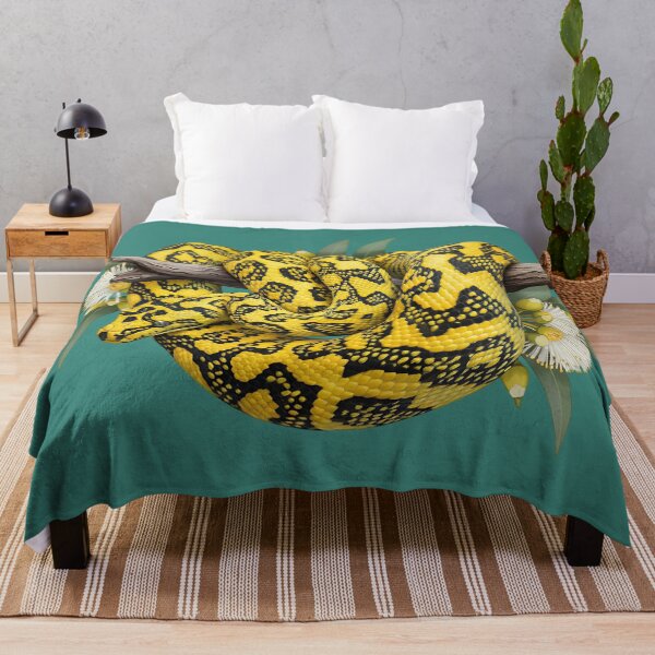 Item preview, Carpet Python with Eucalyptus Blossoms designed and sold by BirdsnStuff.