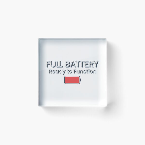 Item preview, Full Battery Ready to Function Energy Illustration designed and sold by ade-datt.