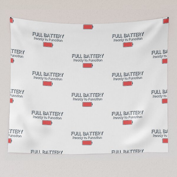 Item preview, Full Battery Ready to Function Energy Illustration designed and sold by ade-datt.