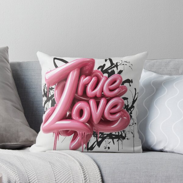 Item preview, True Love 3D Typography designed and sold by YukiYY.