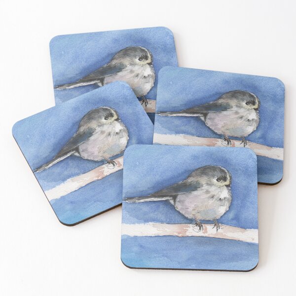 Item preview, Long-tailed Tit Bird designed and sold by ArtByDorka.