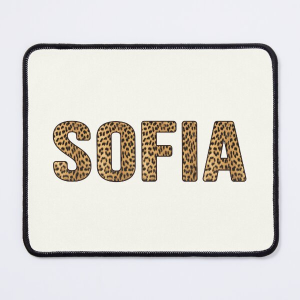 Item preview, Sofia Name Leopard Print designed and sold by Jeallan Designs.