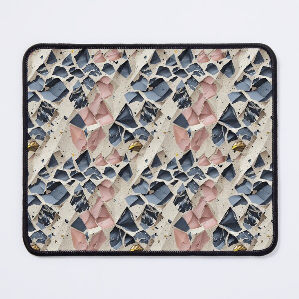 Item preview, Modern Travertine Terrazzo Mineral Pattern designed and sold by SketchNStyle.