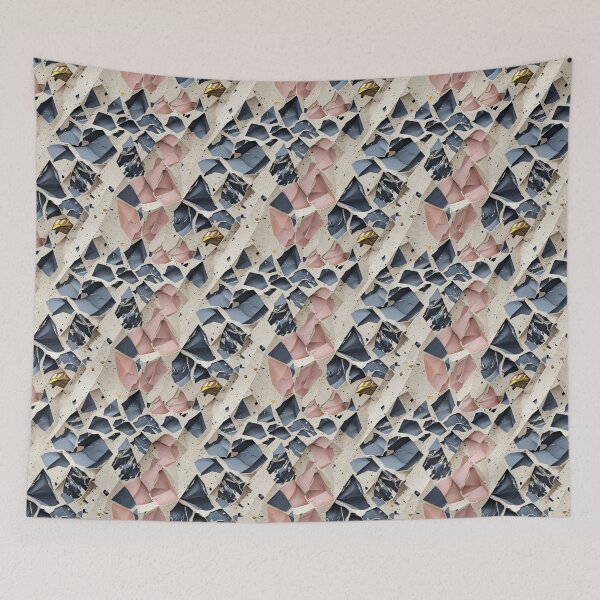 Item preview, Modern Travertine Terrazzo Mineral Pattern designed and sold by SketchNStyle.