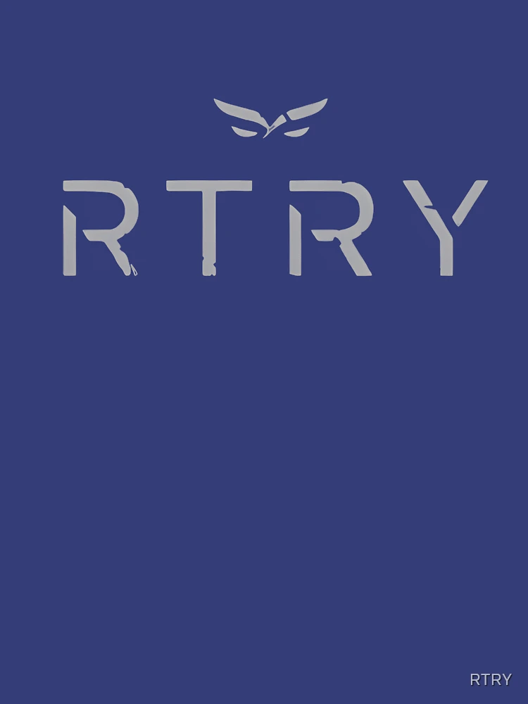 Thumbnail 4 von 4, T-Shirt mit V-Ausschnitt, RTRY-Logo – im Used-Look designt und verkauft von RTRY.